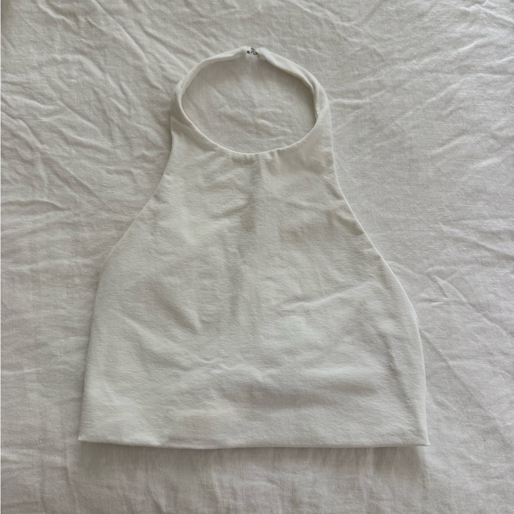 Theory Halter Crop Top